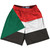 Sudan Country Flag Lacrosse Shorts - Red & White & Black