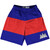 Cambodia Country Flag Lacrosse Shorts - Blue & Red & White