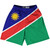 Namibia Country Flag Lacrosse Shorts - Blue & Red & Green
