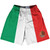 Mexico Country Flag Lacrosse Shorts - Green & White & Red
