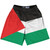 Palestine Country Flag Lacrosse Shorts - Black & White & Green