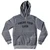 Press Your Luck Cotton-Poly Blend Hoodie  - Athletic Grey
