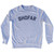 Shofar Adult Tri-Blend Sweatshirt Grey Heather Mens Tri-Blend Regular Sweatshirt - Grey Heather
