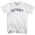 Detroit Cotton T-Shirt - White - Men's Medium - Final Sale - M48