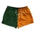 Quad Style 2.5" Swim Shorts - Hunter Green and Orange Tennessee