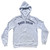 Bass Drum Cotton-Poly Blend Hoodie - White
