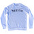 Hebrew Soccer Adult Tri-Blend Sweatshirt - White