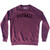 Hungarian Futball Soccer Adult Tri-Blend Sweatshirt - Cranberry