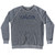 Italian Calcio Soccer Adult Tri-Blend Sweatshirt - Athletic Grey