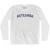 Aotearoa Adult Cotton Long Sleeve T-shirt - White