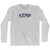 KEMP Adult Cotton Long Sleeve T-shirt - Grey Heather