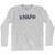 KNAPP Adult Cotton Long Sleeve T-shirt - Grey Heather