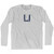 LI Adult Cotton Long Sleeve T-shirt - Grey Heather