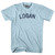 LOGAN Adult Cotton T-shirt - Light Blue