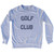Golf Club Adult Tri-Blend Sweatshirt Heather Grey