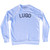 LUGO Adult Tri-Blend Sweatshirt - White