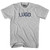 LUGO Adult Cotton T-shirt - Grey Heather