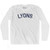 LYONS Adult Cotton Long Sleeve T-shirt - White
