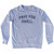 Pray For Swell Adult Tri-Blend Sweatshirt - Heather Grey