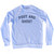 Post And Ghost Adult Tri-Blend Sweatshirt - White