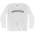 Vancouver Adult Cotton Long Sleeve T-shirt - White