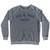 Ego Is Your Enemy Adult Tri-Blend Sweatshirt - Athletic Grey