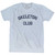 Skeleton Club Adult Tri-Blend T-shirt Athletic White