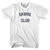 Skiing Club Womens Cotton Junior Cut T-Shirt White