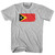 East Timor Country Flag Youth Cotton T-shirt - Grey Heather