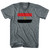 Egypt Country Flag Adult Tri-Blend V-neck T-shirt - Athletic Grey