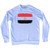Egypt Country Flag Adult Tri-Blend Sweatshirt - White