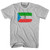 Equatorial Guinea Country Flag Adult Cotton T-shirt - Grey Heather