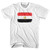 Egypt Country Flag Adult Cotton T-shirt - White