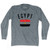 Egypt Country Flag Heritage Adult Tri-Blend Long Sleeve T-shirt - Athletic Grey