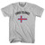 Faroe Islands Country Flag Heritage Adult Cotton T-shirt - Cool Grey