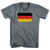 Germany Country Flag Tri-Blend V-neck Womens Junior Cut T-shirt - Athletic Grey