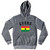 Ghana Country Flag Heritage Tri-Blend Hoodie - Athletic Grey