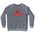 Gibraltar Country Flag Adult Tri-Blend Sweatshirt - Athletic Grey