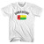Guinea Bissau Country Flag Heritage Womens Cotton Junior Cut T-Shirt - White