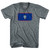 Guam Country Flag Adult Tri-Blend V-neck T-shirt - Athletic Grey