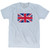 Great Britain Country Flag Adult Tri-Blend T-shirt - Athletic White