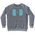 Guatemala Country Flag Adult Tri-Blend Sweatshirt - Athletic Grey