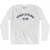 Track Cycling Club Adult Cotton Long Sleeve T-shirt White