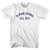 Alpine Skiing All Day Womens Cotton Junior Cut T-Shirt - White