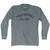 Field Hockey All Day Adult Tri-Blend Long Sleeve T-shirt - Athletic Grey