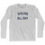 Sailing All Day Adult Cotton Long Sleeve T-shirt - Grey Heather