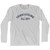 Track Cycling All Day Adult Cotton Long Sleeve T-shirt - Grey Heather