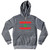 Lebanon Country Flag Tri-Blend Hoodie - Athletic Grey