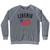 Liberia Country Flag Heritage Adult Tri-Blend Sweatshirt - Athletic Grey