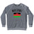 Malawi Country Flag Heritage Adult Tri-Blend Sweatshirt - Athletic Grey